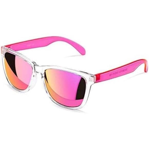 Sunglasses UV400 Mirrored Lens pink - Picture 2 of 7
